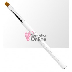 Pensula de unghii Mollylac cu capac pentru constructie unghii cu Gel nr 8, model 66679